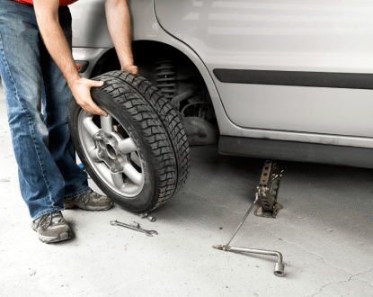 FLAT TIRE CHANGE